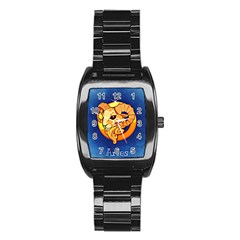 Zodiac Aries Stainless Steel Barrel Watch by Mariart