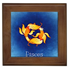 Zodiac Pisces Framed Tiles