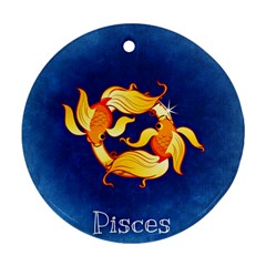 Zodiac Pisces Ornament (round)