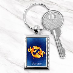 Zodiac Pisces Key Chains (rectangle)  by Mariart