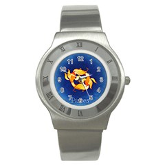 Zodiac Pisces Stainless Steel Watch by Mariart