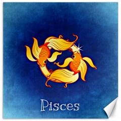 Zodiac Pisces Canvas 20  X 20   by Mariart