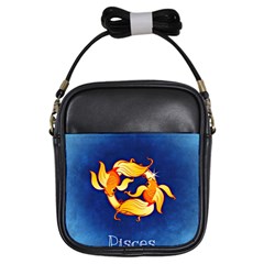 Zodiac Pisces Girls Sling Bags by Mariart