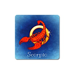 Zodiac Scorpio Square Magnet