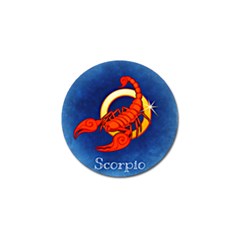 Zodiac Scorpio Golf Ball Marker (4 pack)