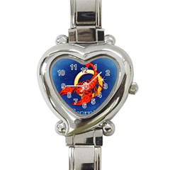 Zodiac Scorpio Heart Italian Charm Watch by Mariart