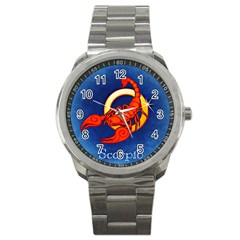 Zodiac Scorpio Sport Metal Watch