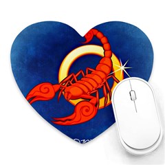 Zodiac Scorpio Heart Mousepads