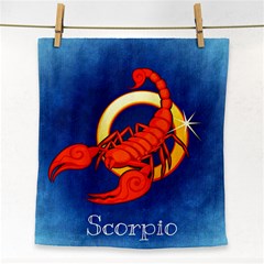 Zodiac Scorpio Face Towel