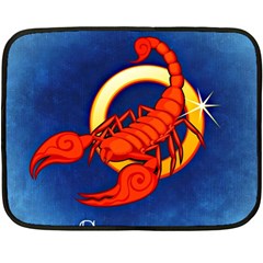 Zodiac Scorpio Double Sided Fleece Blanket (Mini) 