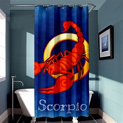 Zodiac Scorpio Shower Curtain 36  x 72  (Stall) 