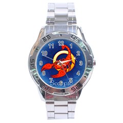 Zodiac Scorpio Stainless Steel Analogue Watch by Mariart