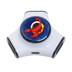 Zodiac Scorpio 3-port Usb Hub by Mariart