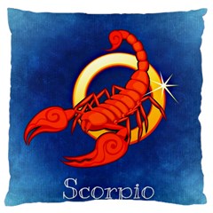 Zodiac Scorpio Large Cushion Case (One Side)