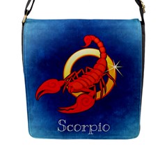 Zodiac Scorpio Flap Messenger Bag (L) 