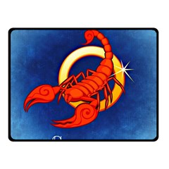 Zodiac Scorpio Double Sided Fleece Blanket (Small) 