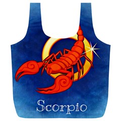 Zodiac Scorpio Full Print Recycle Bags (L) 