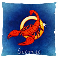 Zodiac Scorpio Standard Flano Cushion Case (two Sides) by Mariart