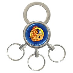 Zodiac Capricorn 3-ring Key Chains by Mariart