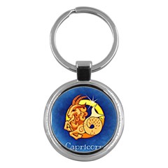 Zodiac Capricorn Key Chains (round)  by Mariart