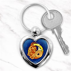 Zodiac Capricorn Key Chains (heart)  by Mariart