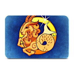 Zodiac Capricorn Plate Mats by Mariart