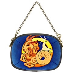 Zodiac Capricorn Chain Purses (one Side)  by Mariart