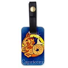 Zodiac Capricorn Luggage Tags (one Side)  by Mariart