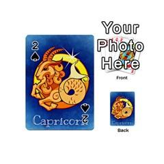 Zodiac Capricorn Playing Cards 54 (mini)  by Mariart