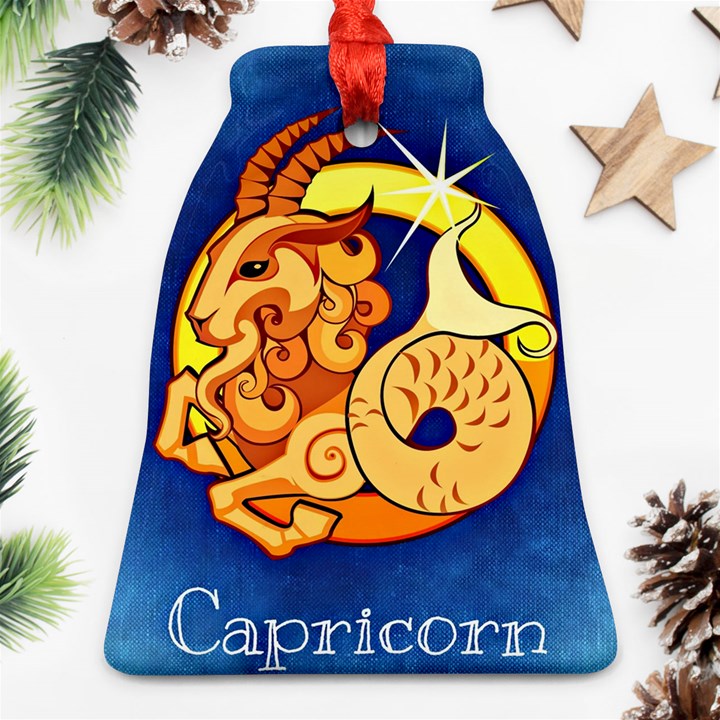 Zodiac Capricorn Ornament (Bell)