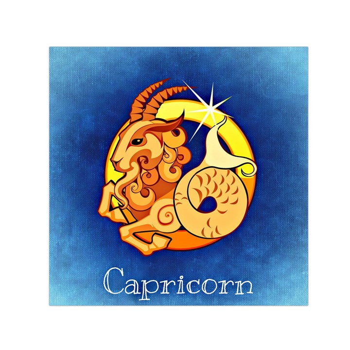 Zodiac Capricorn Small Satin Scarf (Square)