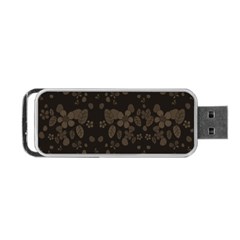 Floral Pattern Portable Usb Flash (two Sides) by Valentinaart