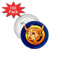 Zodiac Taurus 1 75  Buttons (100 Pack) 