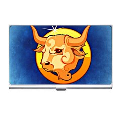 Zodiac Taurus Business Card Holders by Mariart