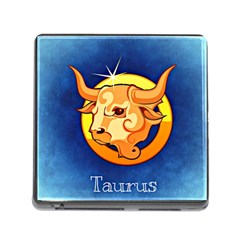 Zodiac Taurus Memory Card Reader (square) by Mariart