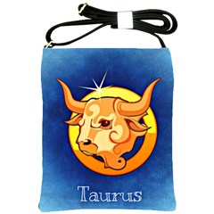 Zodiac Taurus Shoulder Sling Bags by Mariart