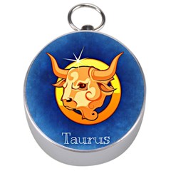 Zodiac Taurus Silver Compasses by Mariart