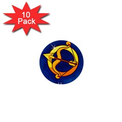 Zodiac Sagittarius 1  Mini Buttons (10 Pack) 