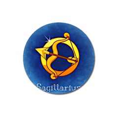 Zodiac Sagittarius Magnet 3  (round) by Mariart