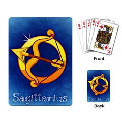 Zodiac Sagittarius Playing Card by Mariart