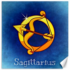 Zodiac Sagittarius Canvas 12  X 12   by Mariart