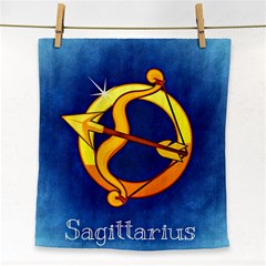 Zodiac Sagittarius Face Towel