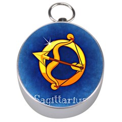 Zodiac Sagittarius Silver Compasses by Mariart