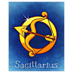 Zodiac Sagittarius Drawstring Bag (small) by Mariart