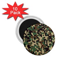 Army Camouflage 1 75  Magnets (10 Pack)  by Mariart