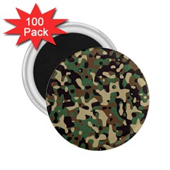 Army Camouflage 2 25  Magnets (100 Pack)  by Mariart