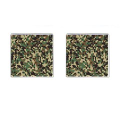 Army Camouflage Cufflinks (square) by Mariart