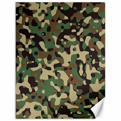 Army Camouflage Canvas 18  X 24   by Mariart