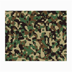 Army Camouflage Small Glasses Cloth (2-side) by Mariart