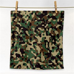 Army Camouflage Face Towel by Mariart